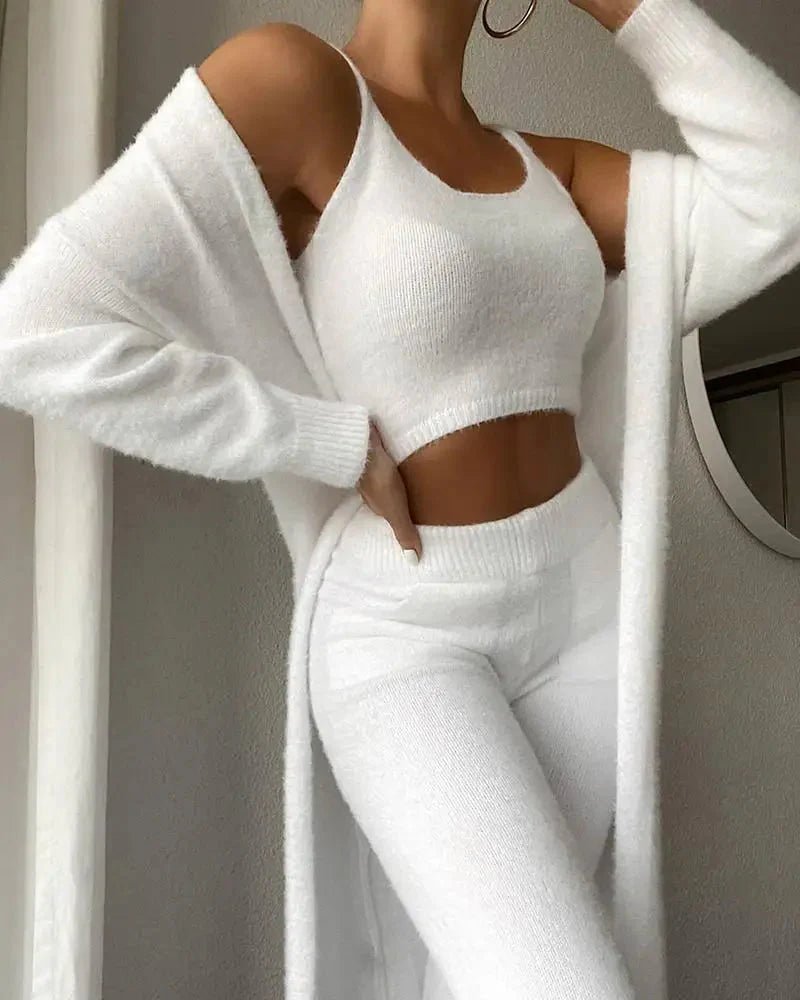 3 - Piece Fuzzy Fleece Loungewear Set - The Inbound Protocol