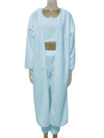 3 - Piece Fuzzy Fleece Loungewear Set - The Inbound Protocol