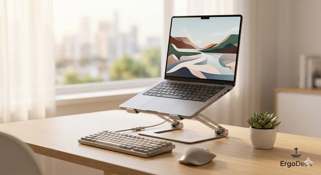 Ergonomic Aluminum Laptop Stand
