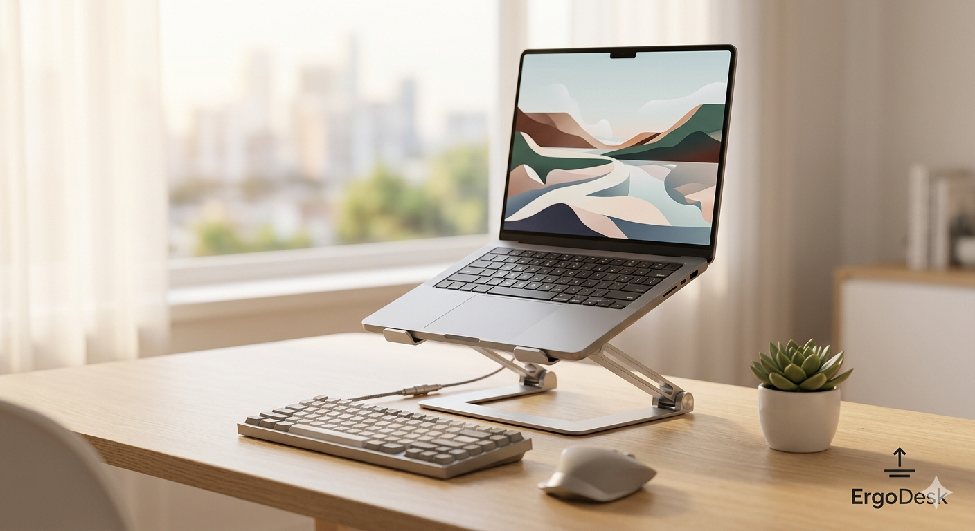 Ergonomic Aluminum Laptop Stand