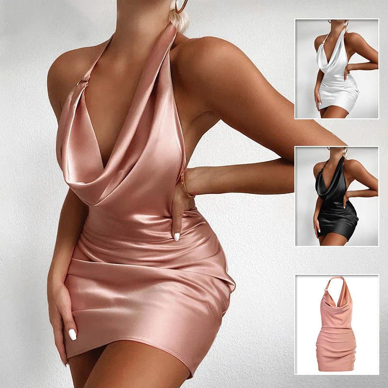 Sleeveless Backless Mini Dress - The Inbound Protocol